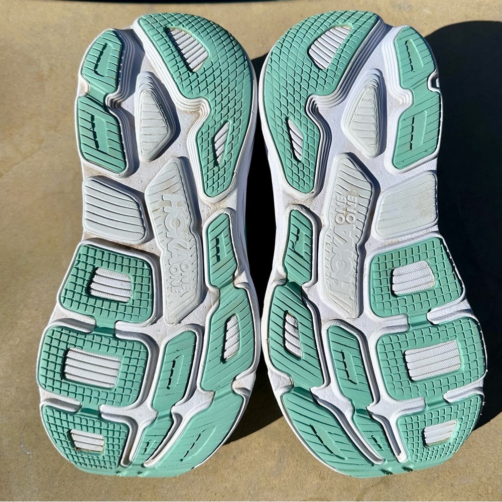 Hoka One One Bondi 7 Aquarelle Blue - Size 8.5D Women’s (1110531-AEBL) - Picture 7 of 8